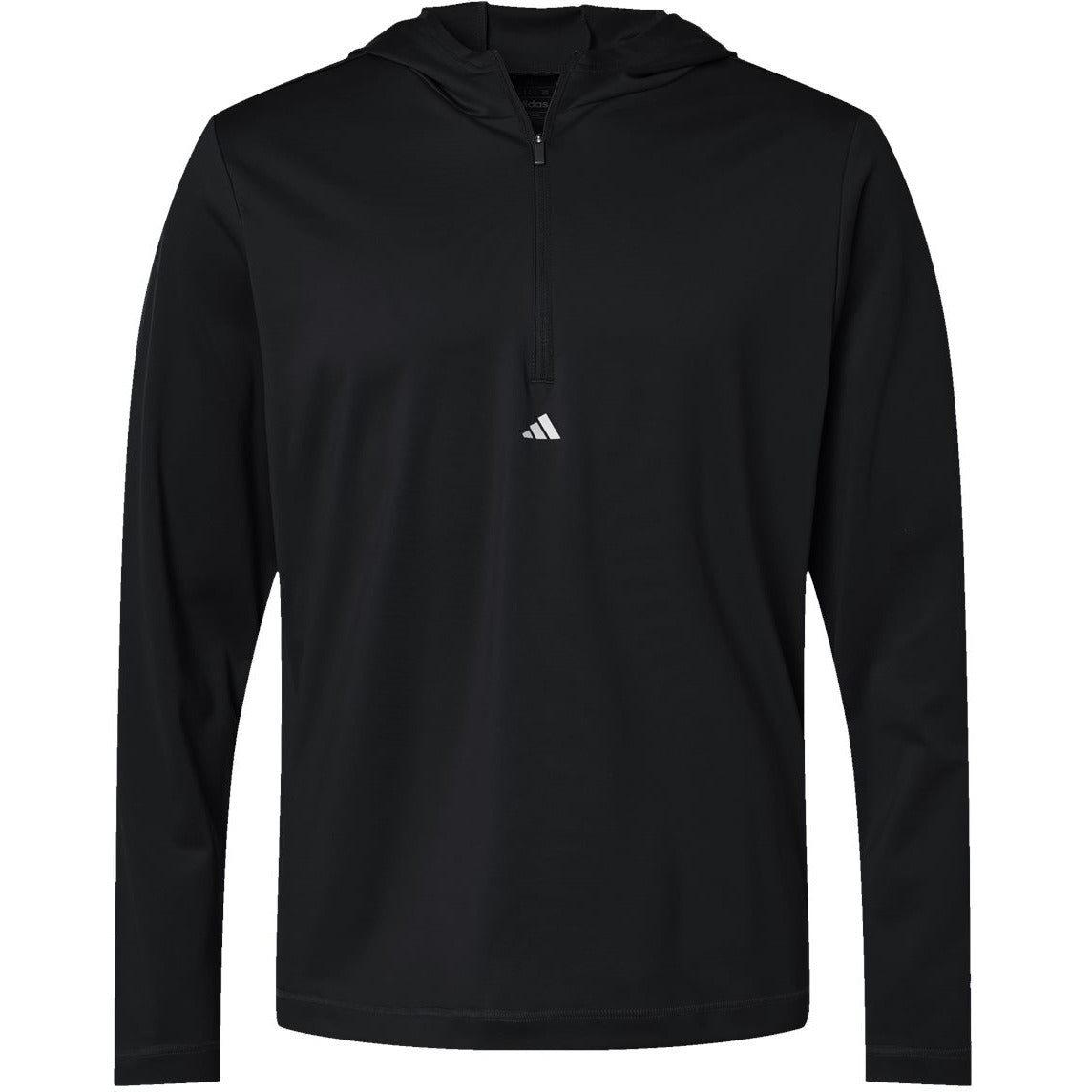Adidas Lightweight Performance Quarter-Zip Hooded Pullover