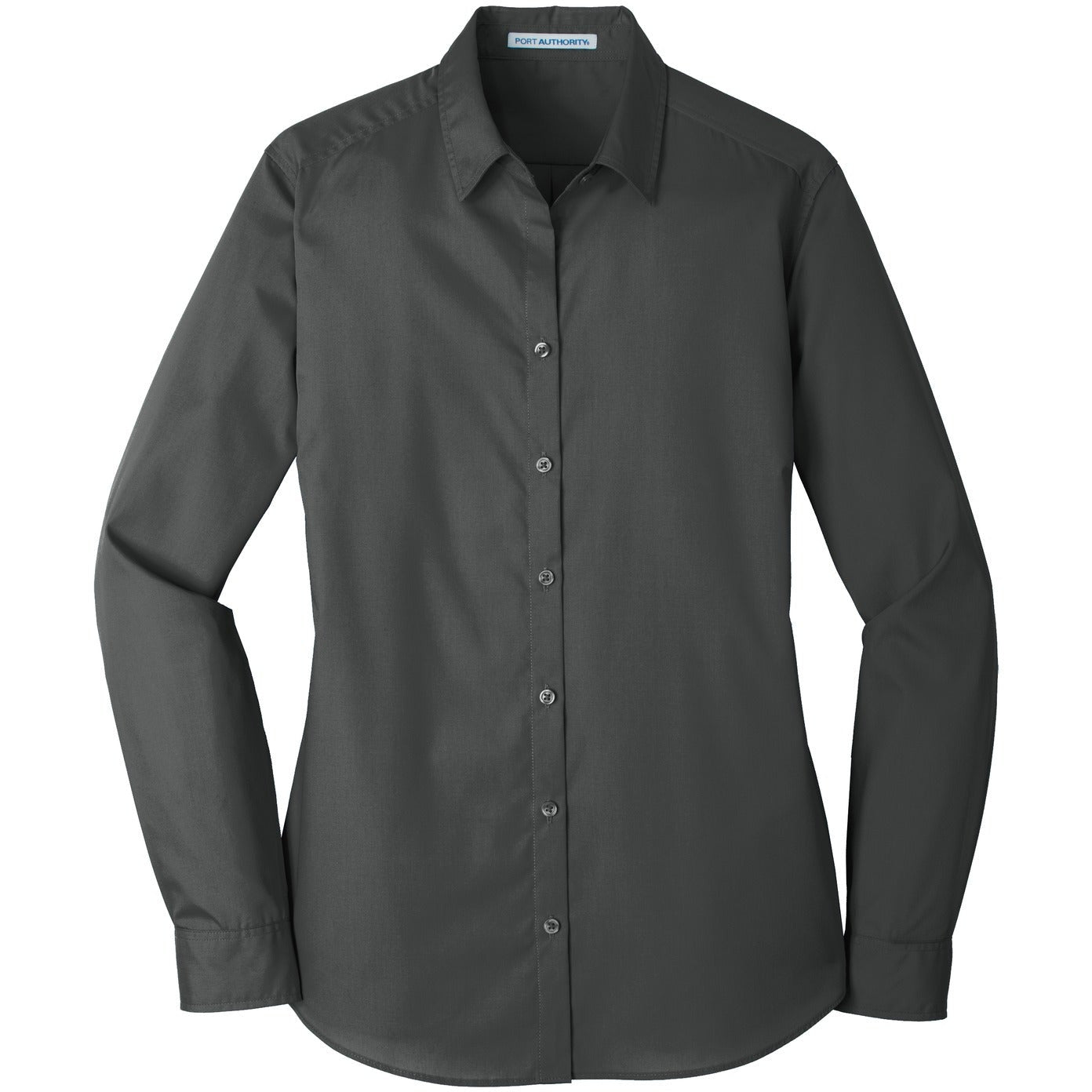 Port Authority® Ladies Long Sleeve Carefree Poplin Shirt