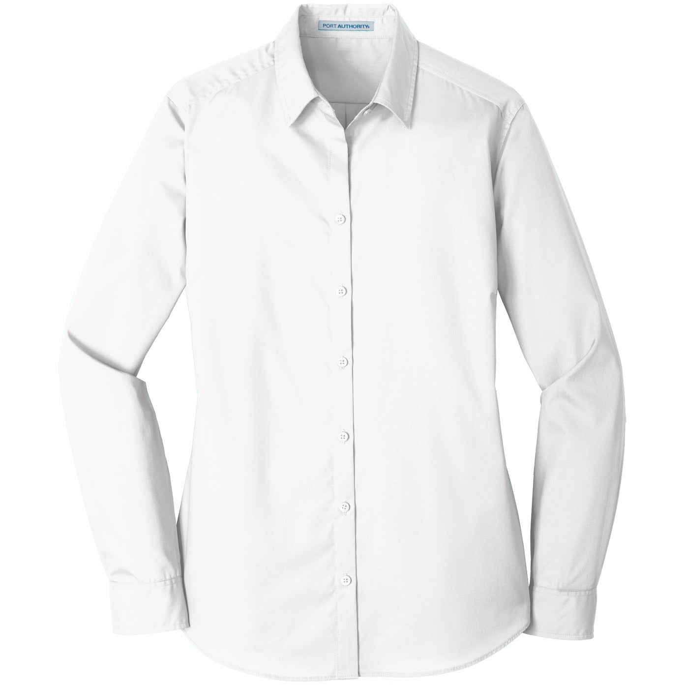 Port Authority® Ladies Long Sleeve Carefree Poplin Shirt